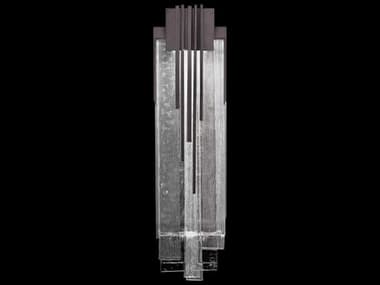 Fine Art Handcrafted Lighting Arpeggio 1-Light Midnight Steel Black Wall Sconce FA1000826