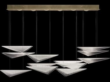 Fine Art Handcrafted Lighting Volo 6-Light Soft Gold Linear Island Pendant FA1001185