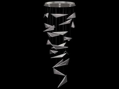 Fine Art Handcrafted Lighting Volo 8-Light Silver Tiered Pendant FA1001194