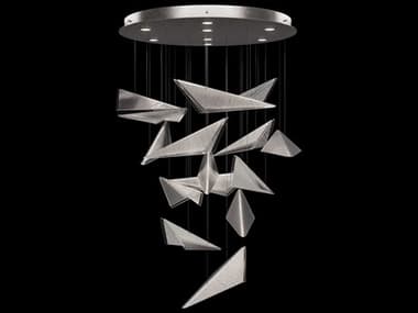 Fine Art Handcrafted Lighting Volo 8-Light Silver Tiered Pendant FA1001204