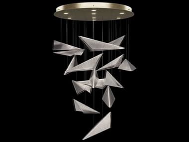 Fine Art Handcrafted Lighting Volo 8-Light Soft Gold Tiered Pendant FA1001205