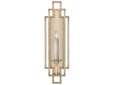 Fine Art Handcrafted Lighting Cienfuegos 22" Tall 1-Light Gold Leaf Wall Sconce FA889350SF3