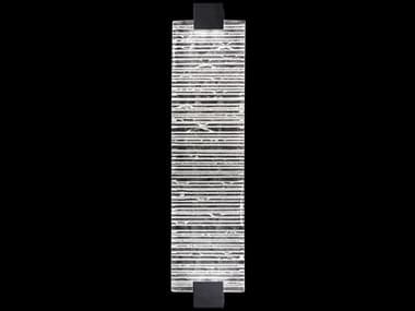 Fine Art Handcrafted Lighting Terra 27" Tall 2-Light Black Glass LED Wall Sconce FA89685015ST