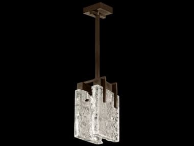 Fine Art Handcrafted Lighting Terra 7&quot; 2-Light Bronze Glass LED Mini Pendant FA93024041ST