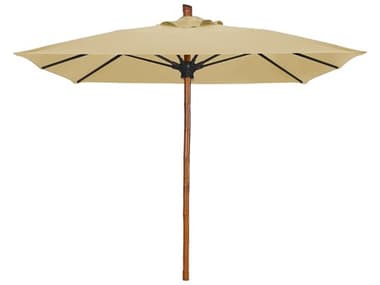 Fiberbuilt Umbrellas Prestige - Bambusa Fiberglass 6' Square Pulley & Pin Umbrella FB6SQSPP