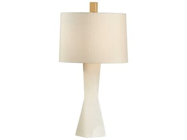 Frederick Cooper Twist And Shout Natural White Cream Raw Silk Buffet Lamp FDC65578