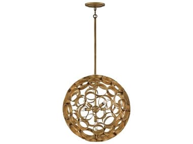 Fredrick Ramond Centric 4-Light Burnished Gold Globe Pendant FDFR30144BNG