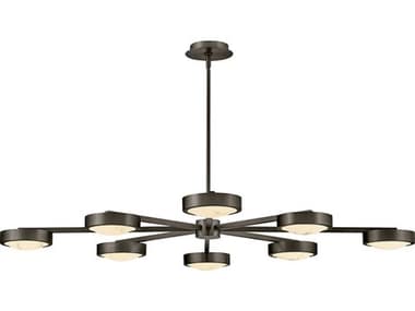 Fredrick Ramond Cava Black Oxide Round Semi Flush Mount FDFR31014BX