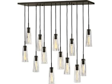 Fredrick Ramond Cosette 13-Light Black Oxide Cylinder Island Pendant FDFR31105BXCL