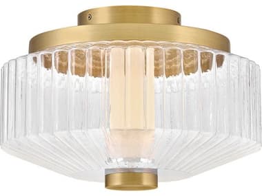 Fredrick Ramond Reign Lacquered Brass Flush Mount FDFR41463LCB