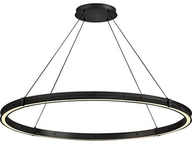 Fredrick Ramond Althea Satin Black Round Pendant FDFR41478SK