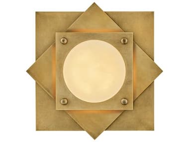 Fredrick Ramond Claude Heritage Brass Geometric Flush Mount FDFR41581HB