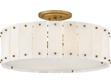 Fredrick Ramond Simone 4-Light Burnished Gold Semi Flush Mount FDFR47753BNG