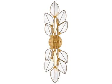 Fredrick Ramond Amira 4-Light Distressed Brass Wall Sconce FDFR47762DA