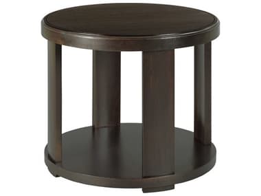 Fairfield Chair Libby Langdon 28" Round Wood Dark Sable End Table FFC672219