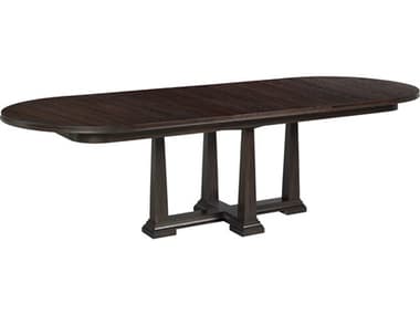 Fairfield Chair Libby Langdon 84-128" Oval Wood Dark Sable Dining Table FFC6800DT