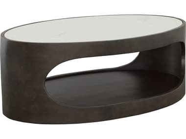 Fairfield Chair Ashbury Oval Marble Coffee Table FFC801646