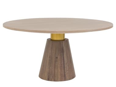 Fairfield Chair Everett Round Wood Biscotti Mica Dining Table FFC8017DT