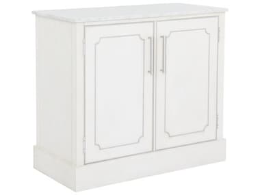 Fairfield Chair Camille White Rubberwood Bar Cabinet FFC801848