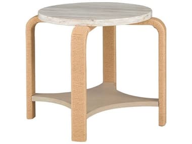 Fairfield Chair Alchemy 23" Round Marble End Table FFC802419
