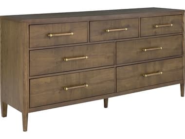 Fairfield Chair Maxwell 7-Drawers Brown Oak Wood Double Dresser FFC8057DCC