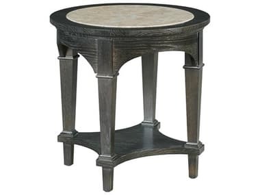 Fairfield Chair Monogram Round Stone French Oak End Table FFC809219