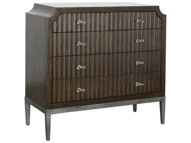 Fairfield Chair West Camden 42" Wide Tahitian Pearl Brown Walnut Wood Accent Chest FFC809697