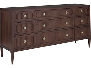 Fairfield Chair West Camden 72" Wide Brown Walnut Wood Dresser FFC8096MH