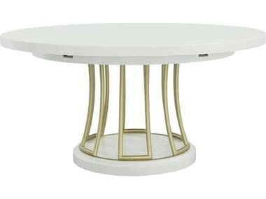 Fairfield Chair East Camden 60" Round Marble Pearl Dining Table FFC809844