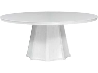 Fairfield Chair East Camden 72" Round Marble Pearl Dining Table FFC8098DT