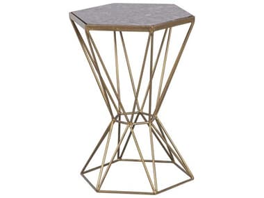 Fairfield Chair La Bella 18" Hexagon Marble End Table FFC8158CS
