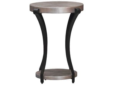 Fairfield Chair Expedition 17" Round Wood Grecian Clay End Table FFC818988