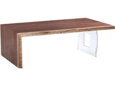 Fairfield Chair Live Edge 54" Rectangular Wood Natural Coffee Table FFCCW54WC