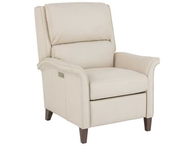 Fairfield Chair The Leather Reserve Cisco White Upholstered Power Recliner FFCF045PRL