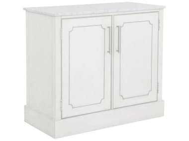 Fairfield Chair Monogram White Rubberwood Bar Cabinet FFCM01848