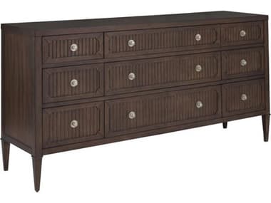 Fairfield Chair Monogram Brown Walnut Wood Dresser FFCM096MH