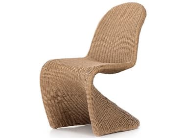 Four Hands Outdoor Grass Roots Vintage Natural / Cane Brown Polypropylene Dining Chair FHO106915006