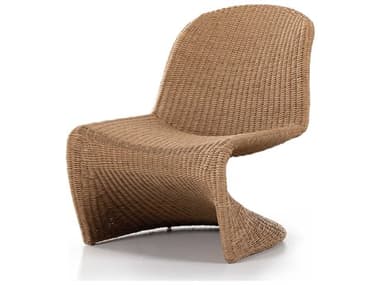 Four Hands Outdoor Grass Roots Vintage Natural / Cane Brown Polypropylene Lounge Chair FHO106918004
