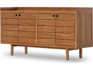 Four Hands Outdoor Solano Natural Teak 70'' Rectangular Sideboard FHO106995003