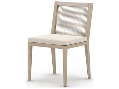 Four Hands Outdoor Solano Faye Sand / Natural / Grey Rope Dining Chair FHO223161004