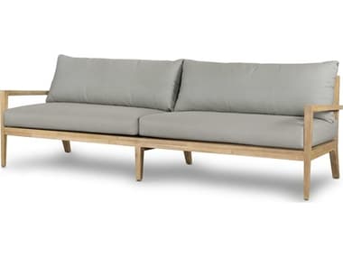 Four Hands Outdoor Belfast Royal Taupe / Natural Acacia 94'' Sofa FHO226565001