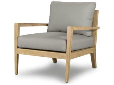 Four Hands Outdoor Belfast Royal Taupe / Natural Acacia Lounge Chair FHO226568001