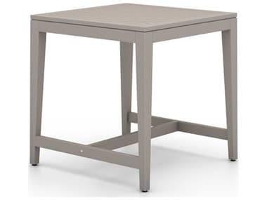 Four Hands Outdoor Solano Weathered Grey 36'' Teak Square Counter Table FHO226818004