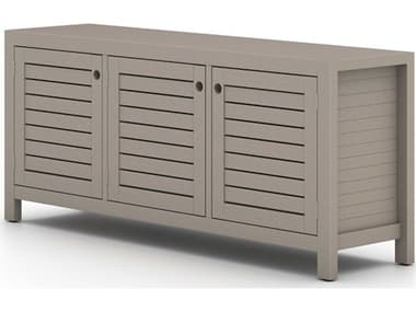 Four Hands Outdoor Solano Weathered Grey 70'' Teak Rectangular Sideboard FHO227500001