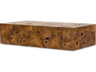 Four Hands Outdoor Providence Teak Root 65'' Rectangular Coffee Table FHO233364001