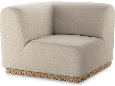 Four Hands Outdoor Garwood Faux Hyacinth / Faye Sand Corner Lounge Chair FHO233627004