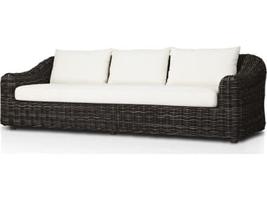 Four Hands Outdoor Pembrook Wicker Cushion Sofa FHO233661003