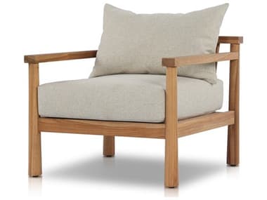 Four Hands Outdoor Barrington Irvine Natural Teak Lounge Chair FHO233672008