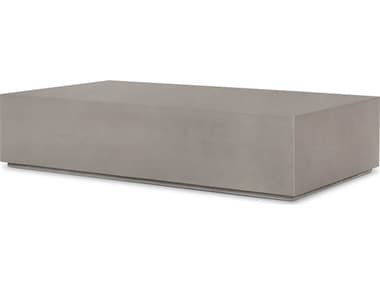 Four Hands Outdoor Constantine Natural Concrete 65'' Rectangular Coffee Table FHO235093002