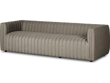 Four Hands Outdoor Solano Augustine Fabric Cushion 97" Sofa in Casa Grey FHO235935002